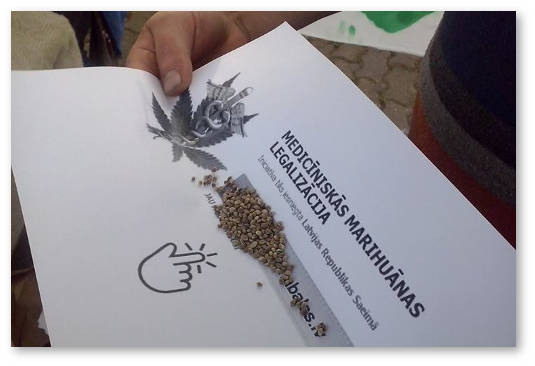akciya za legalizaciyu medicinskoj marihuany latviya