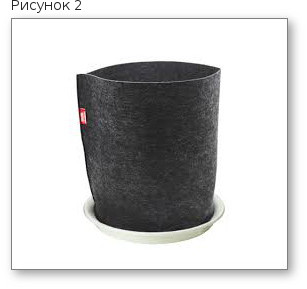 2. marihuana indor tekstilnyj gorshok