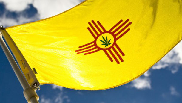 new mexico flag marijuana