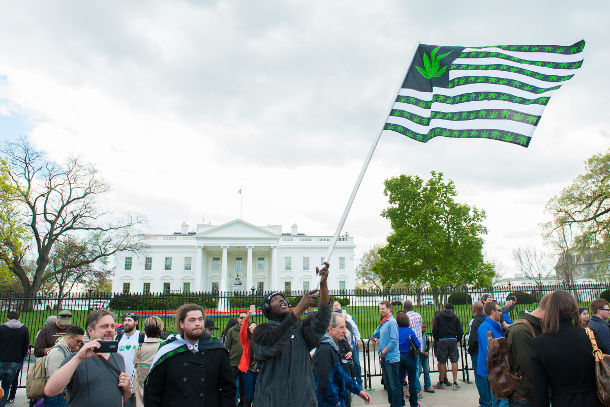 marijuana protesters washington white house