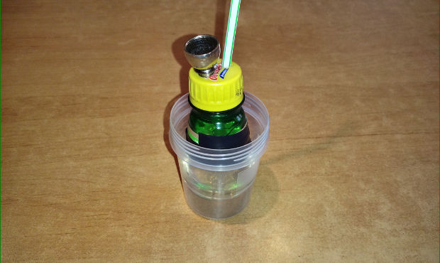 Водный в домашних условиях. Подставка из баночки