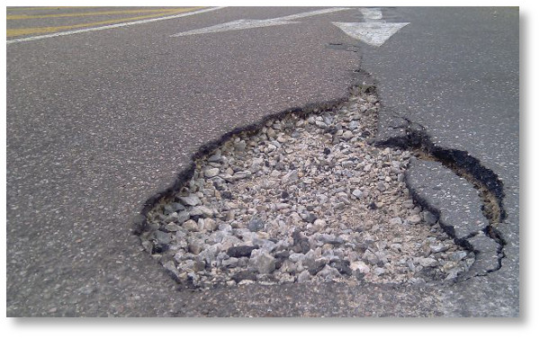 potholes